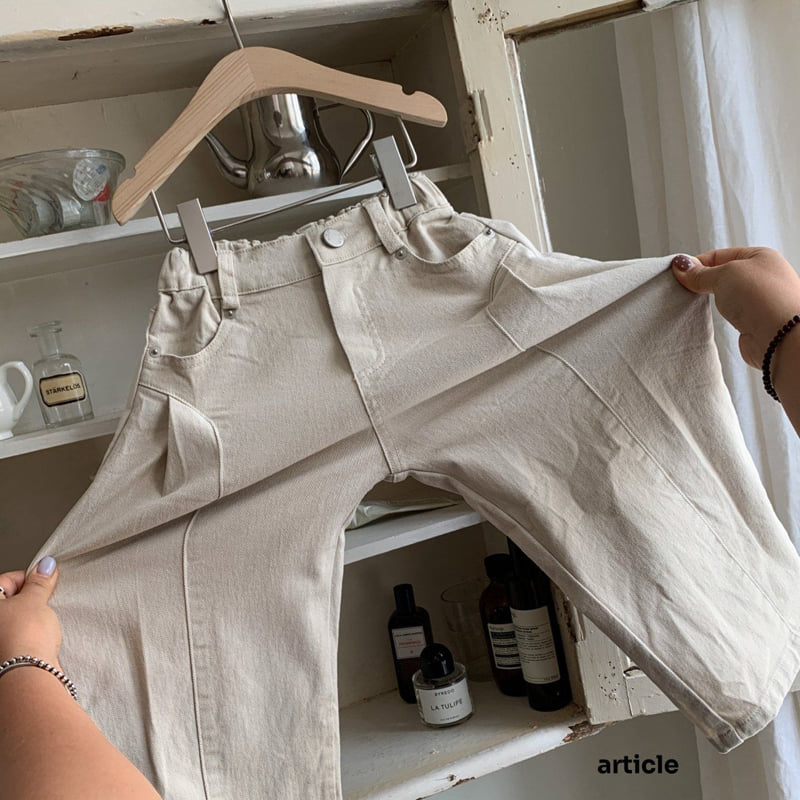 Article - Korean Children Fashion - #discoveringself - Barrel Wide Pants - 3