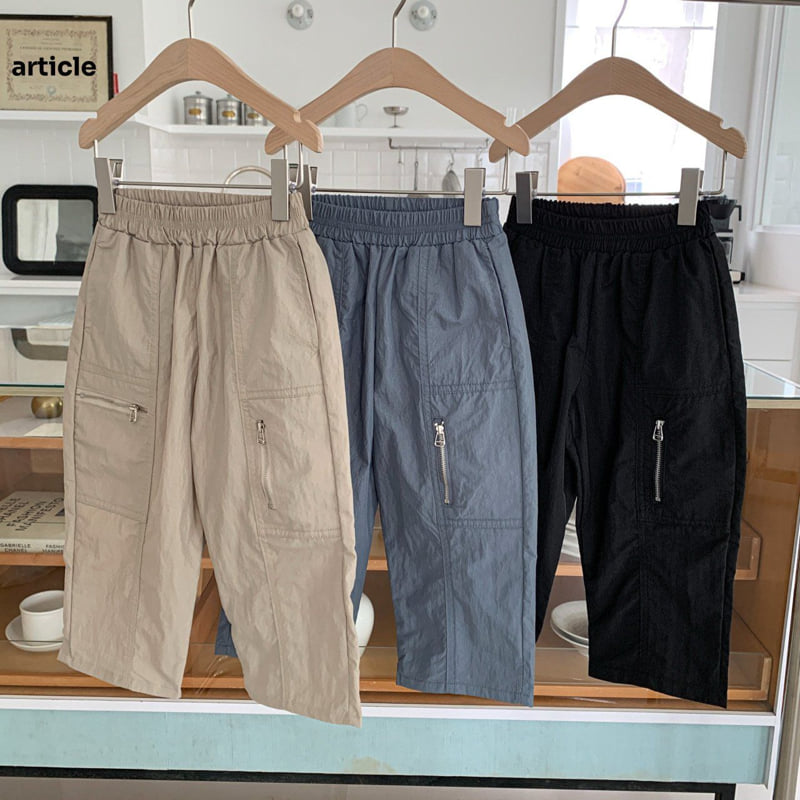Article - Korean Children Fashion - #fashionkids - Zipper Pants