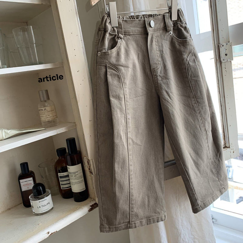 Article - Korean Children Fashion - #kidsshorts - Barrel Wide Pants - 5