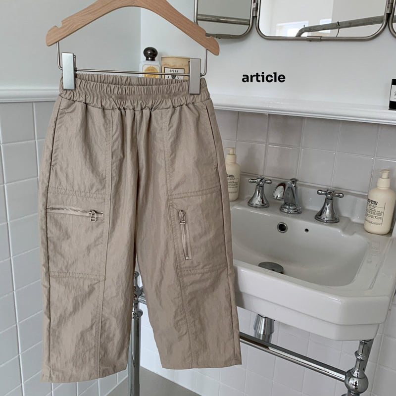 Article - Korean Children Fashion - #kidsshorts - Zipper Pants - 2