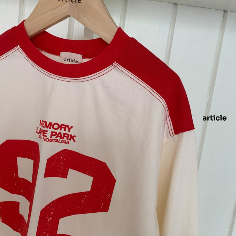 Article - Korean Children Fashion - #kidsshorts - 92 Number Tee - 3