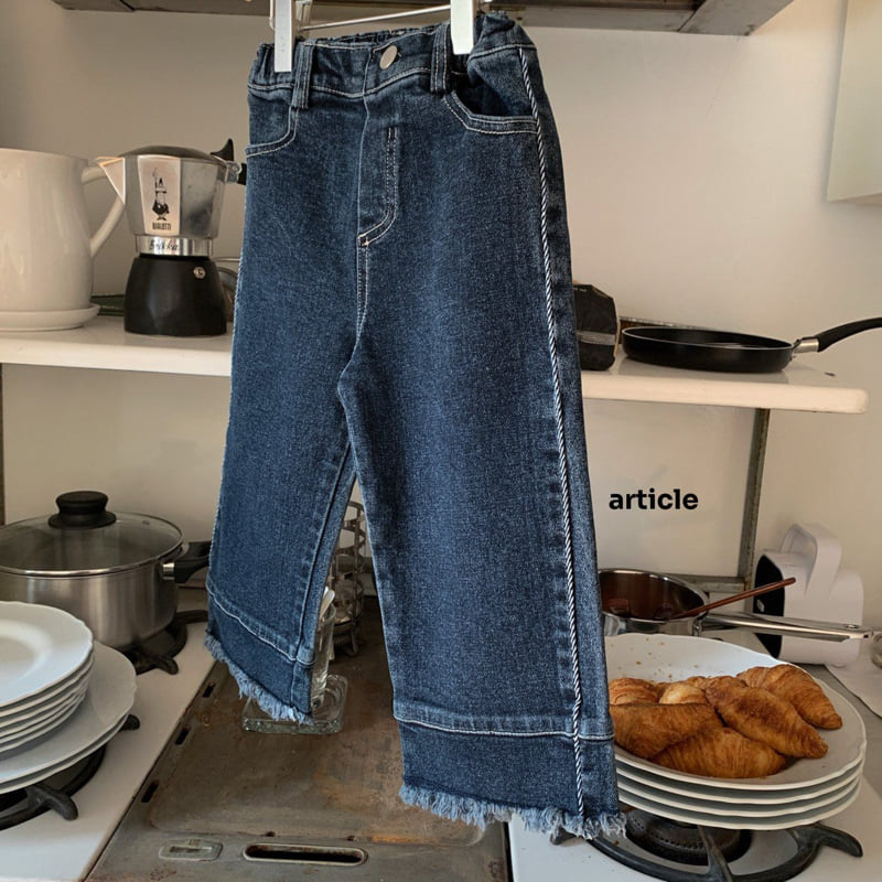Article - Korean Children Fashion - #kidsstore - Live Seam Denim Pants - 7