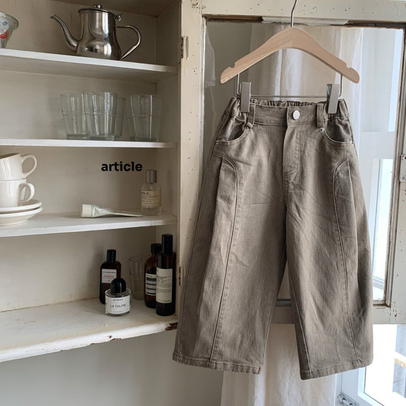 Article - Korean Children Fashion - #kidsstore - Barrel Wide Pants - 6