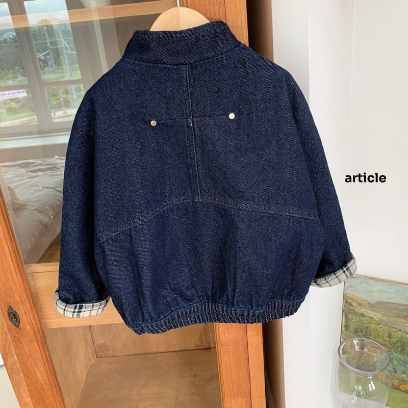 Article - Korean Children Fashion - #kidsstore - Autumn Rivet Jacket - 5