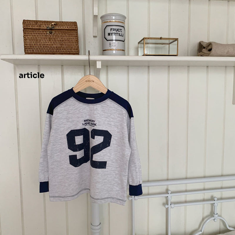 Article - Korean Children Fashion - #kidsshorts - 92 Number Tee - 4