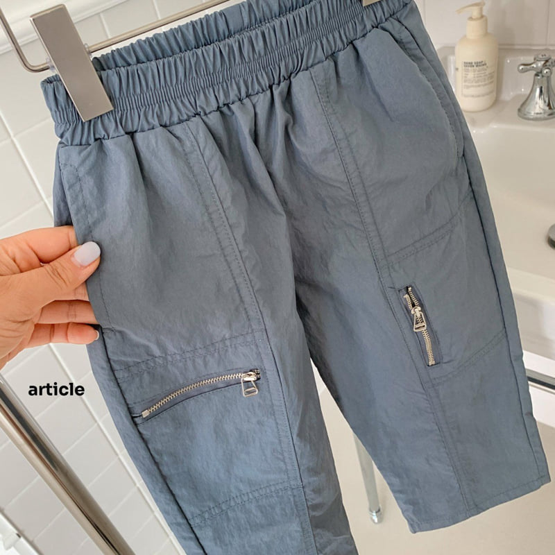 Article - Korean Children Fashion - #kidsstore - Zipper Pants - 4