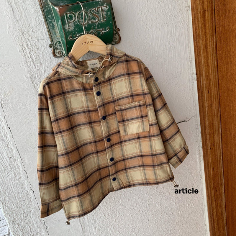 Article - Korean Children Fashion - #kidzfashiontrend - Farm Check Hoodie - 7