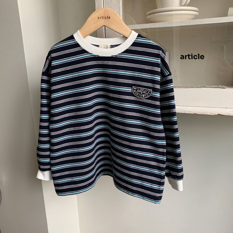 Article - Korean Children Fashion - #littlefashionista - Port Patch Tee - 2