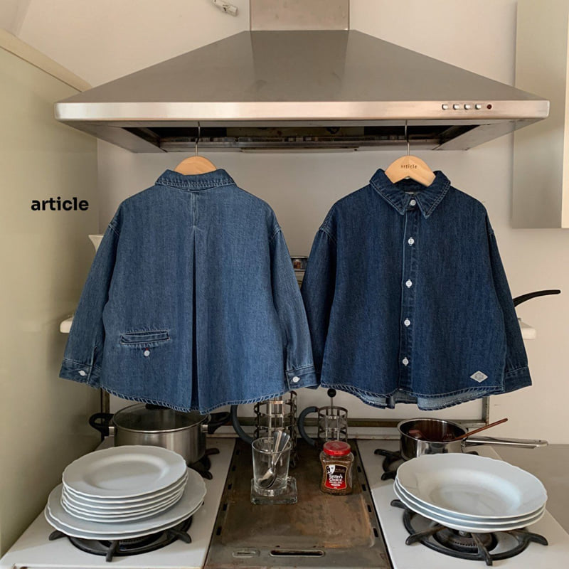 Article - Korean Children Fashion - #littlefashionista - Port Denim Shacket