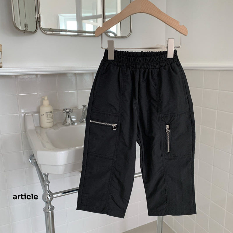 Article - Korean Children Fashion - #littlefashionista - Zipper Pants - 6