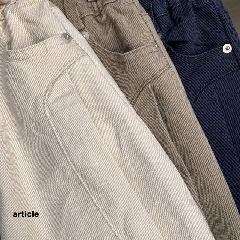 Article - Korean Children Fashion - #magicofchildhood - Barrel Wide Pants - 10