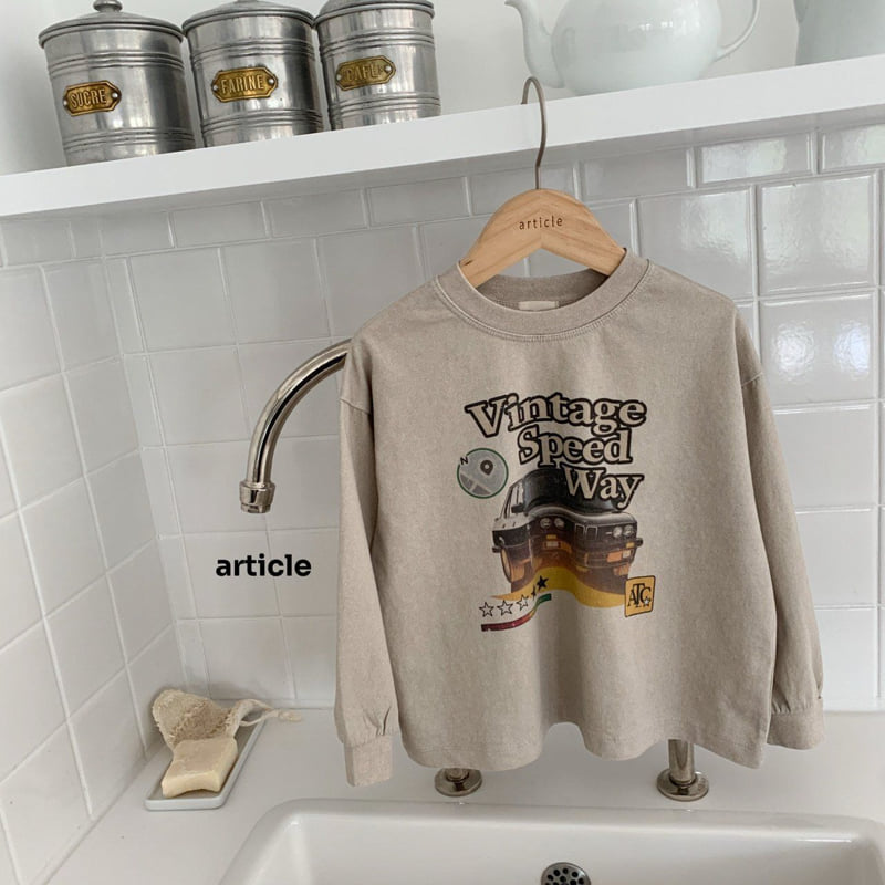 Article - Korean Children Fashion - #magicofchildhood - Pig Vintage Tee - 7