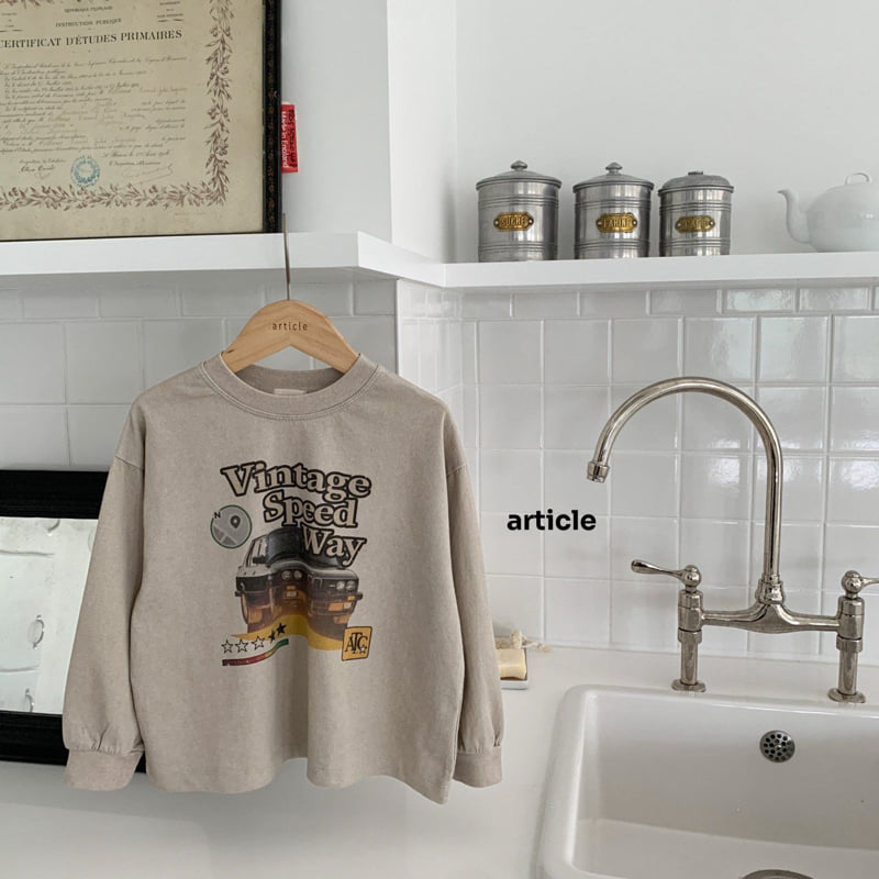 Article - Korean Children Fashion - #minifashionista - Pig Vintage Tee - 8