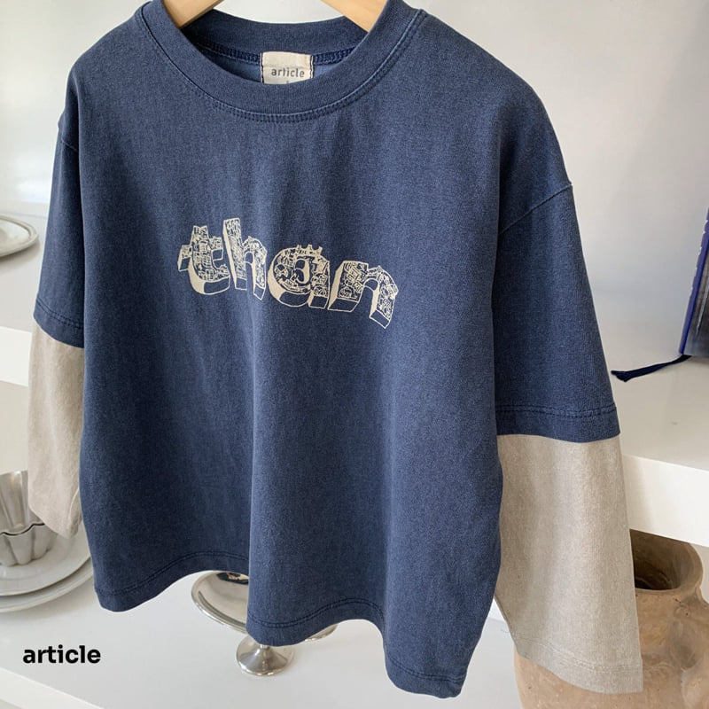 Article - Korean Children Fashion - #minifashionista - Pig Layered Tee - 3