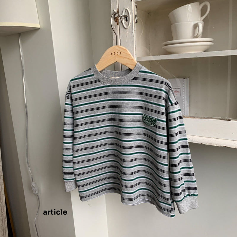 Article - Korean Children Fashion - #prettylittlegirls - Port Patch Tee - 5