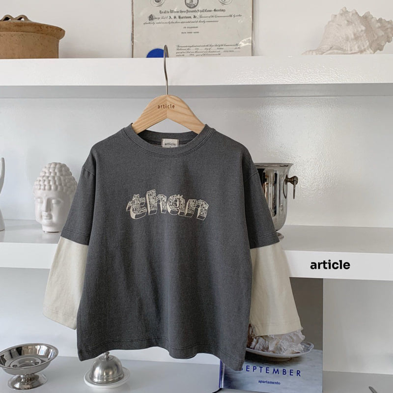 Article - Korean Children Fashion - #minifashionista - Pig Layered Tee - 4