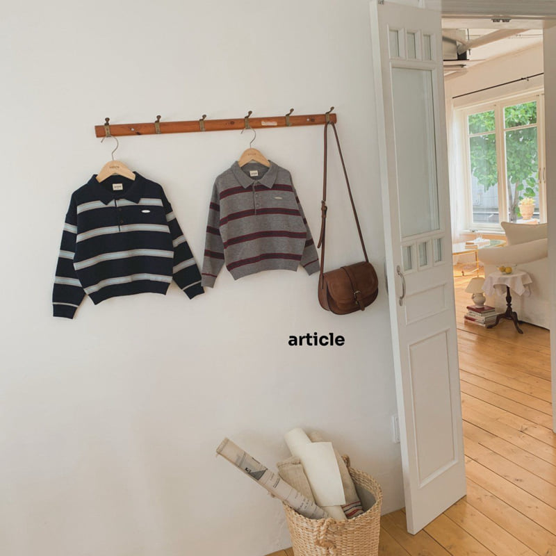 Article - Korean Children Fashion - #todddlerfashion - Poby Rugby Collar Knit - 8