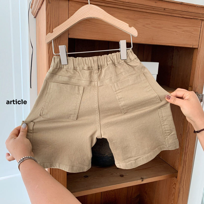 Article - Korean Children Fashion - #todddlerfashion - Hip Cargo Bermuda Pants - 6