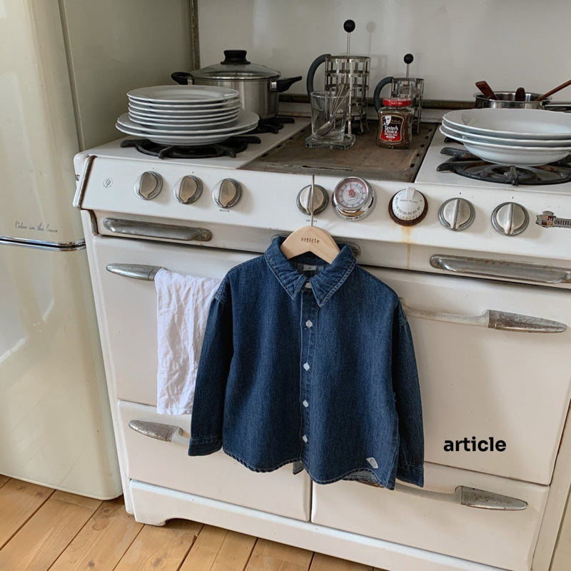 Article - Korean Children Fashion - #toddlerclothing - Port Denim Shacket - 6