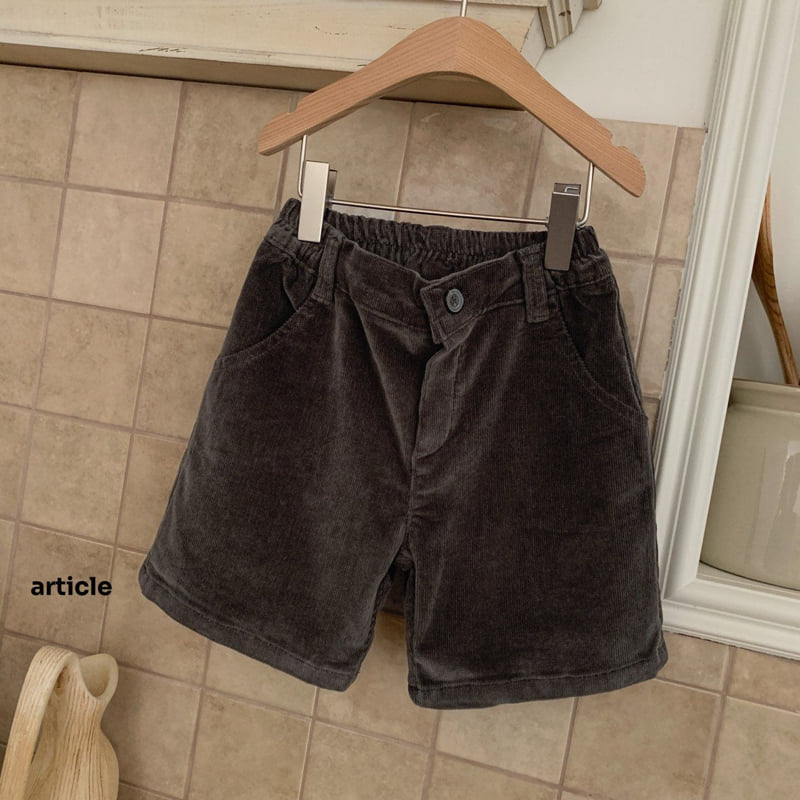 Article - Korean Children Fashion - #toddlerclothing - Dave Corduroy Shorts - 8