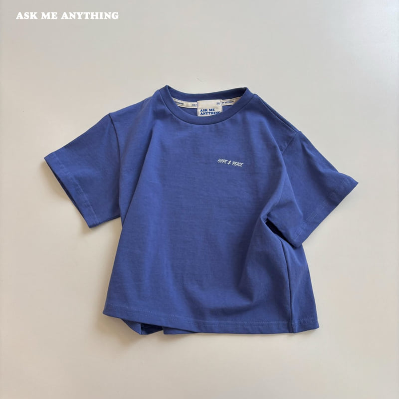 Peace Short Sleeve Tee by Ask Me Anything for Child - view 6