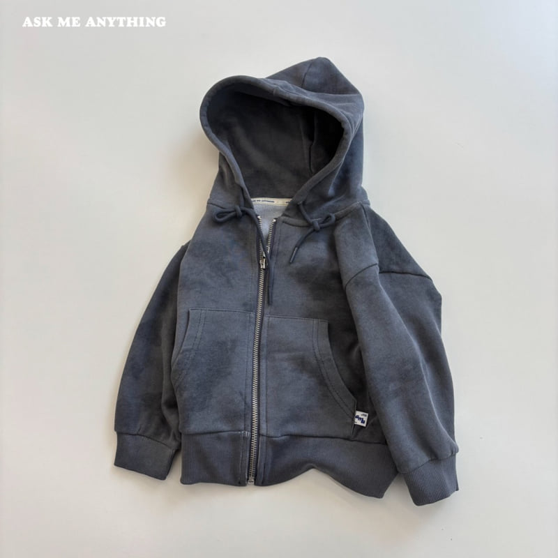 Ask Me Anything - Korean Children Fashion - #fashionkids - Smog Hoodie Zip-up - 11