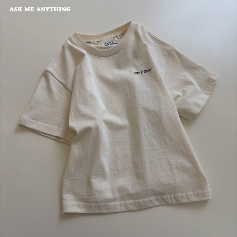 Peace Short Sleeve Tee by Ask Me Anything for Child - view 11