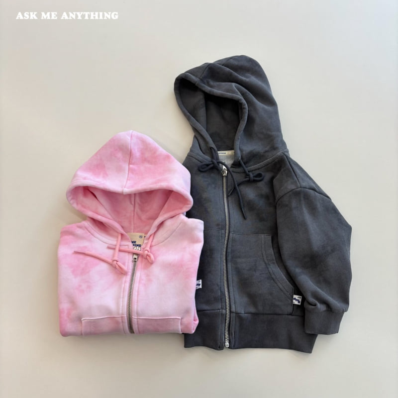 Ask Me Anything - Korean Children Fashion - #littlefashionista - Smog Hoodie Zip-up - 2