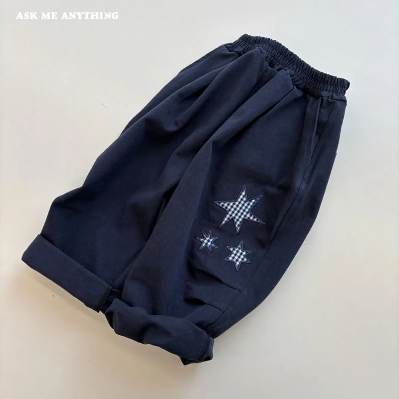 Ask Me Anything - Korean Children Fashion - #minifashionista - Star Patch Pants - 8