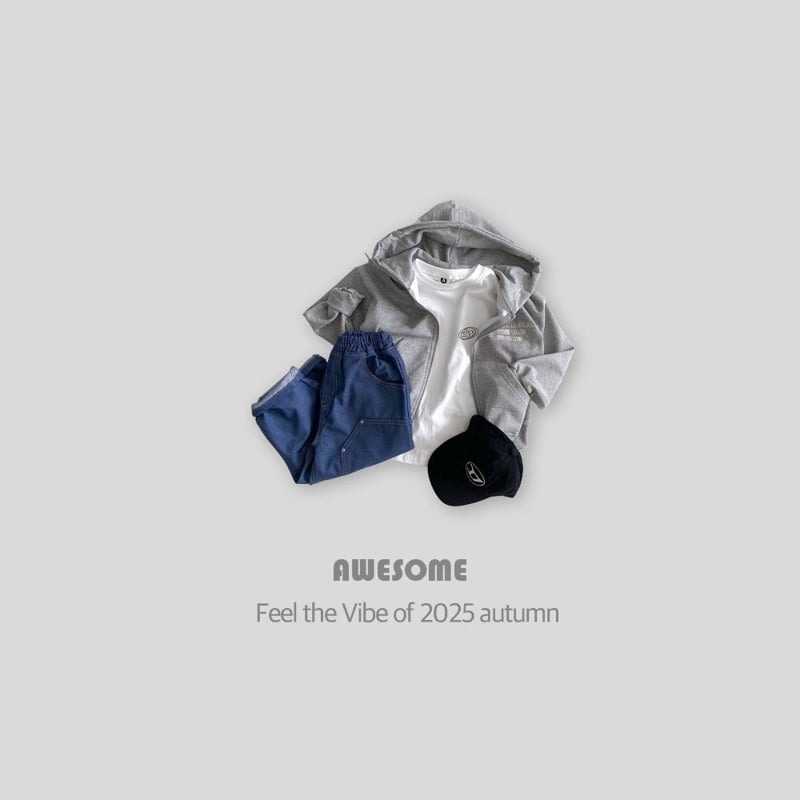 Awesome Bebe - Korean Children Fashion - #Kfashion4kids - Freedom Two-Way Hoodie Zip-up - 2