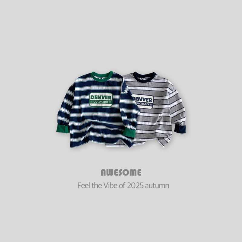 Awesome Bebe - Korean Children Fashion - #Kfashion4kids - Denver Stripe Sweatshirt