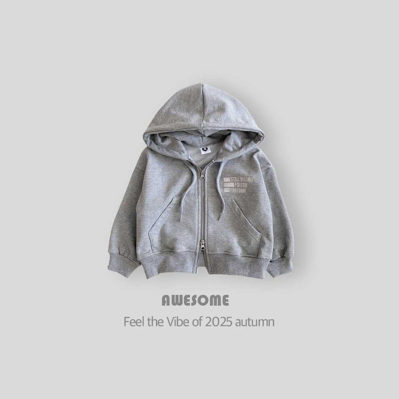 Awesome Bebe - Korean Children Fashion - #childofig - Freedom Two-Way Hoodie Zip-up - 10