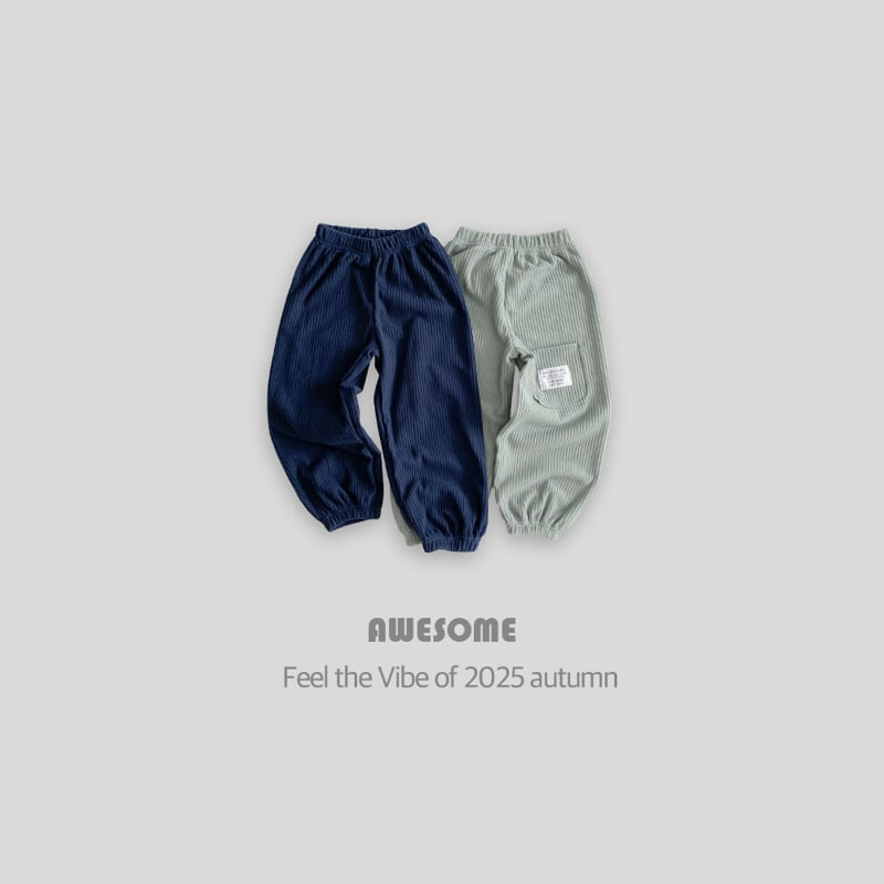 Awesome Bebe - Korean Children Fashion - #childofig - Soft Back Pocket Jogger Pants - 7
