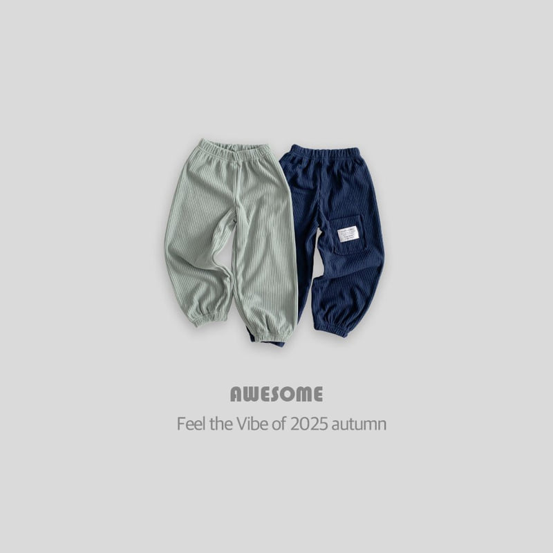 Awesome Bebe - Korean Children Fashion - #childofig - Soft Back Pocket Jogger Pants - 8