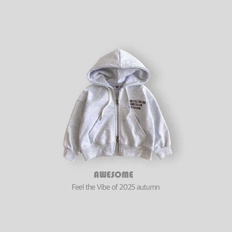 Awesome Bebe - Korean Children Fashion - #childrensboutique - Freedom Two-Way Hoodie Zip-up - 11
