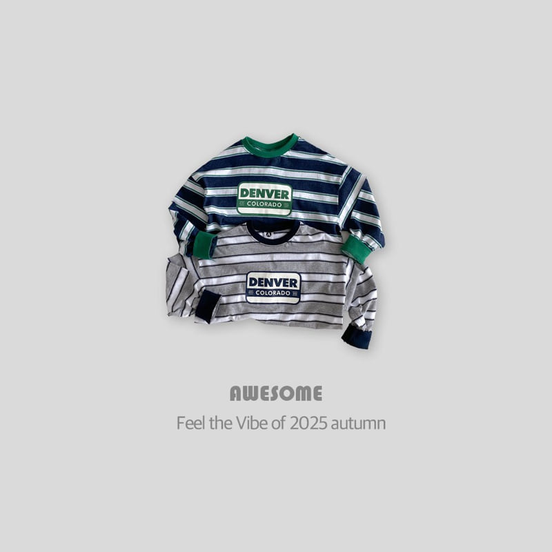Awesome Bebe - Korean Children Fashion - #childrensboutique - Denver Stripe Sweatshirt - 8
