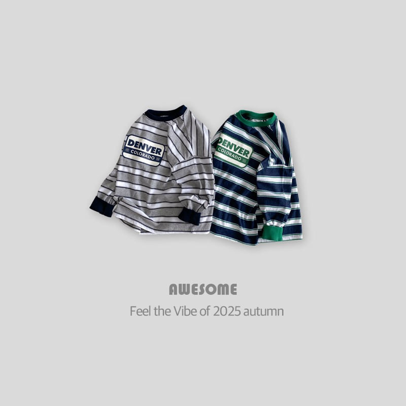 Awesome Bebe - Korean Children Fashion - #designkidswear - Denver Stripe Sweatshirt - 9