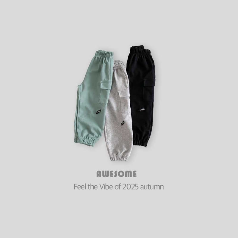 Awesome Bebe - Korean Children Fashion - #discoveringself - Diagonal Cargo Pants - 6