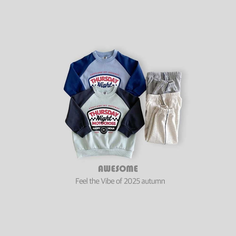 Awesome Bebe - Korean Children Fashion - #discoveringself - Night Raglan Set
