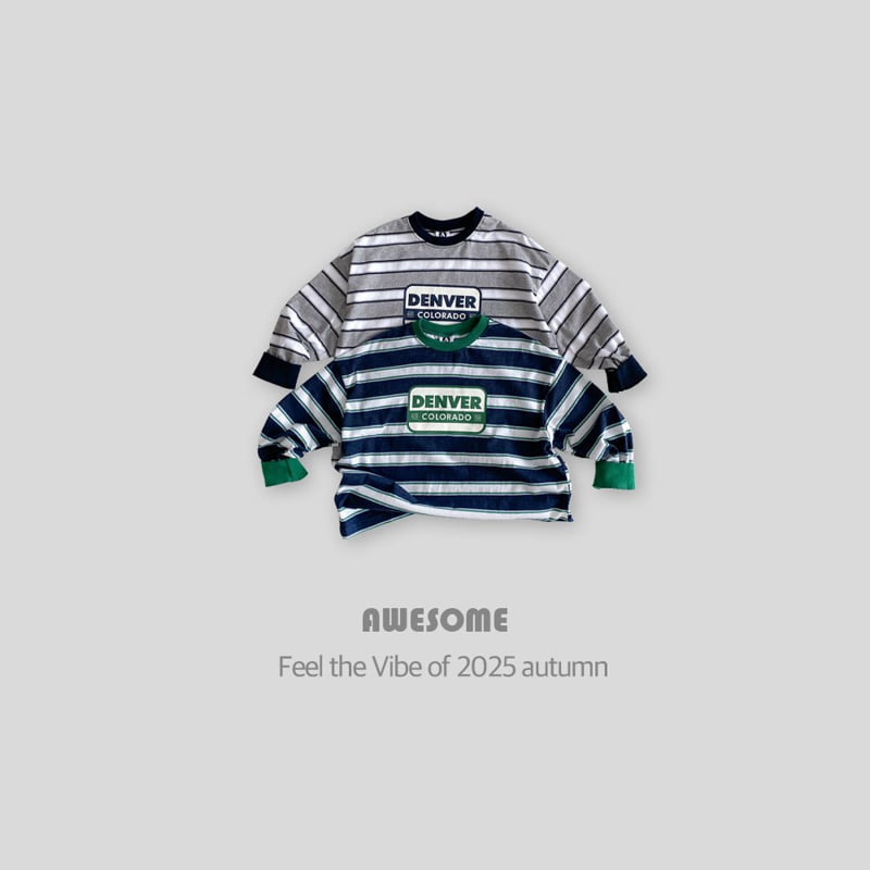 Awesome Bebe - Korean Children Fashion - #discoveringself - Denver Stripe Sweatshirt - 10