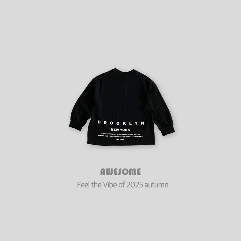 Awesome Bebe - Korean Children Fashion - #discoveringself - Brooklyn Back Print Sweatshirt - 9