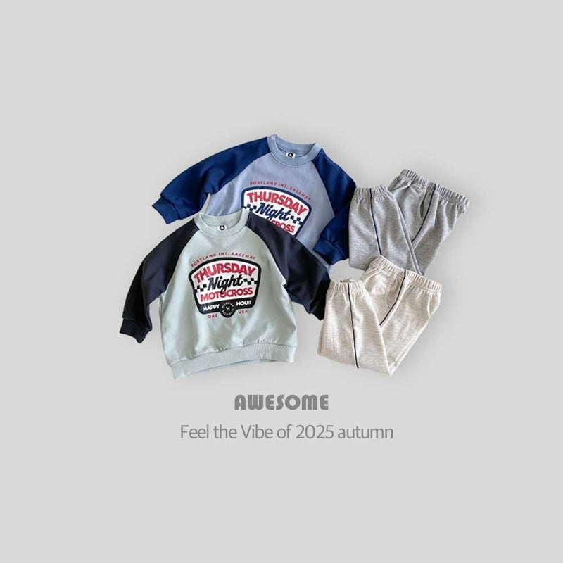 Awesome Bebe - Korean Children Fashion - #fashionkids - Night Raglan Set - 2