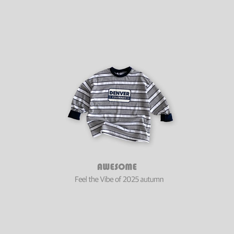 Awesome Bebe - Korean Children Fashion - #fashionkids - Denver Stripe Sweatshirt - 11