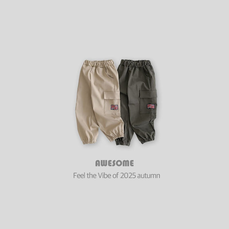 Awesome Bebe - Korean Children Fashion - #kidsshorts - Cargo Label Pants