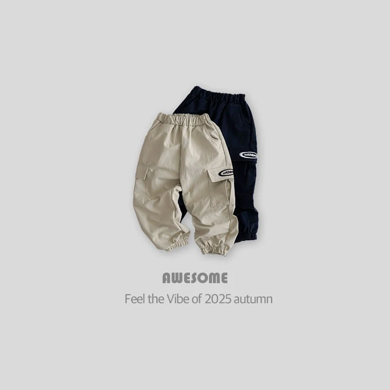 Awesome Bebe - Korean Children Fashion - #kidsstore - Windproof With Cargo Pants