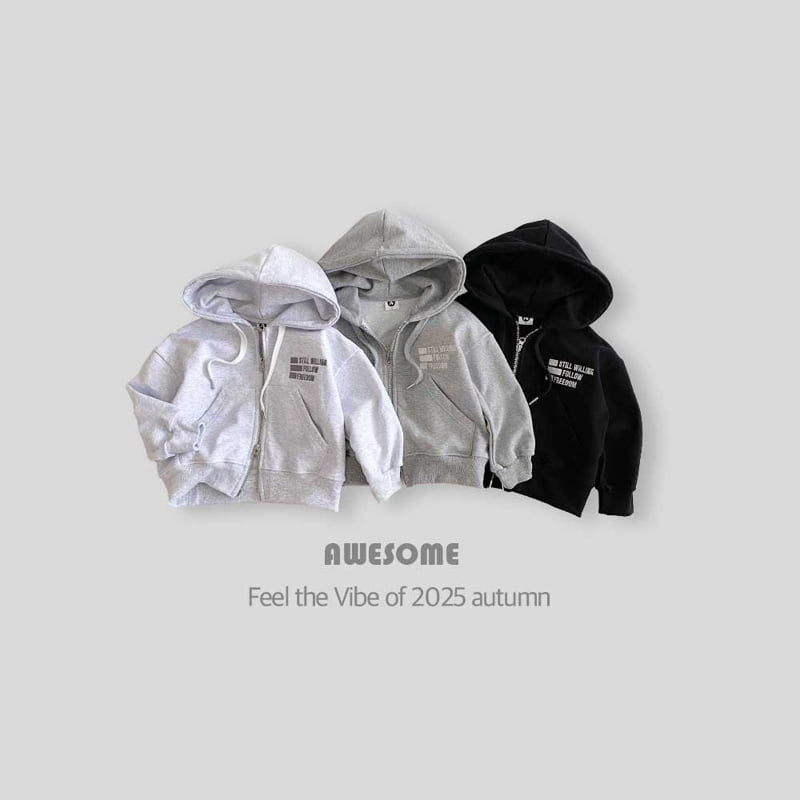 Awesome Bebe - Korean Children Fashion - #kidzfashiontrend - Freedom Two-Way Hoodie Zip-up