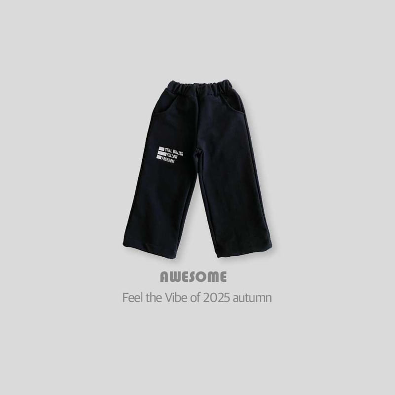 Awesome Bebe - Korean Children Fashion - #kidzfashiontrend - Freedom Two-Way Wide Pants - 9