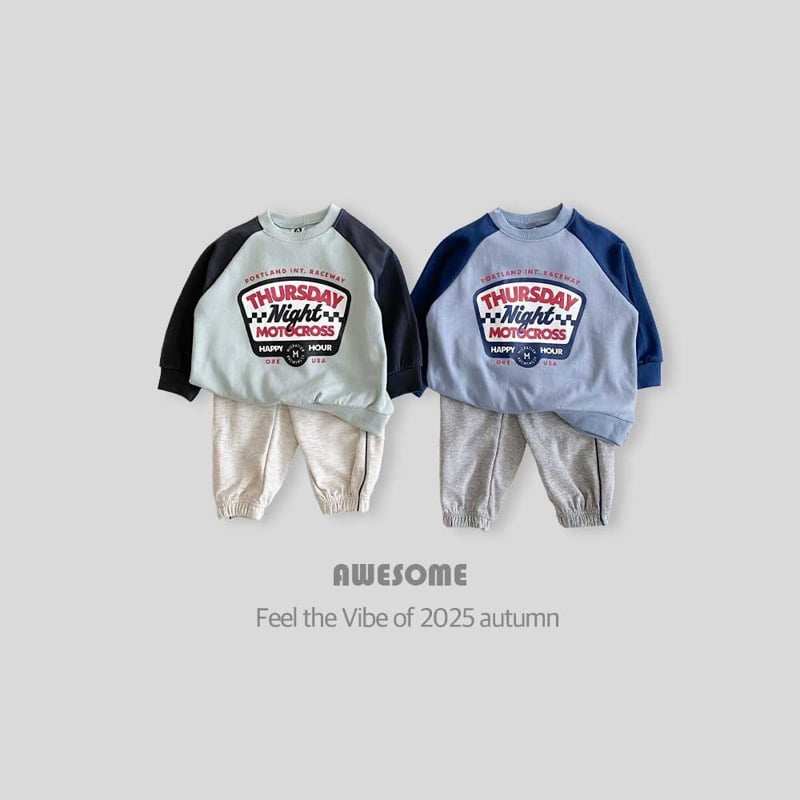 Awesome Bebe - Korean Children Fashion - #kidzfashiontrend - Night Raglan Set - 5