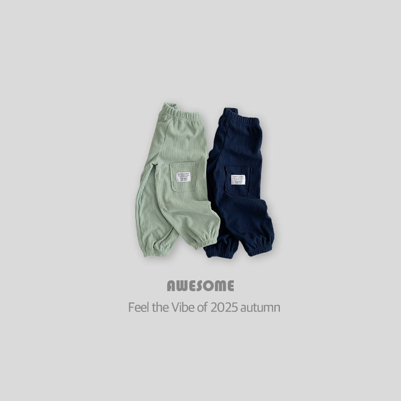 Awesome Bebe - Korean Children Fashion - #kidzfashiontrend - Soft Back Pocket Jogger Pants