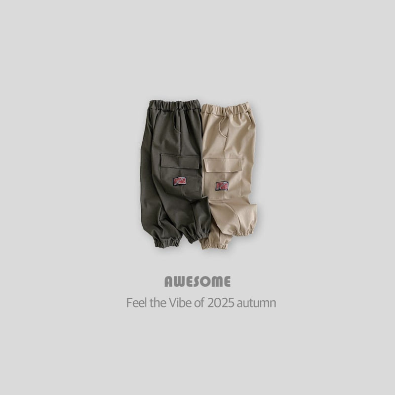 Awesome Bebe - Korean Children Fashion - #magicofchildhood - Cargo Label Pants - 6
